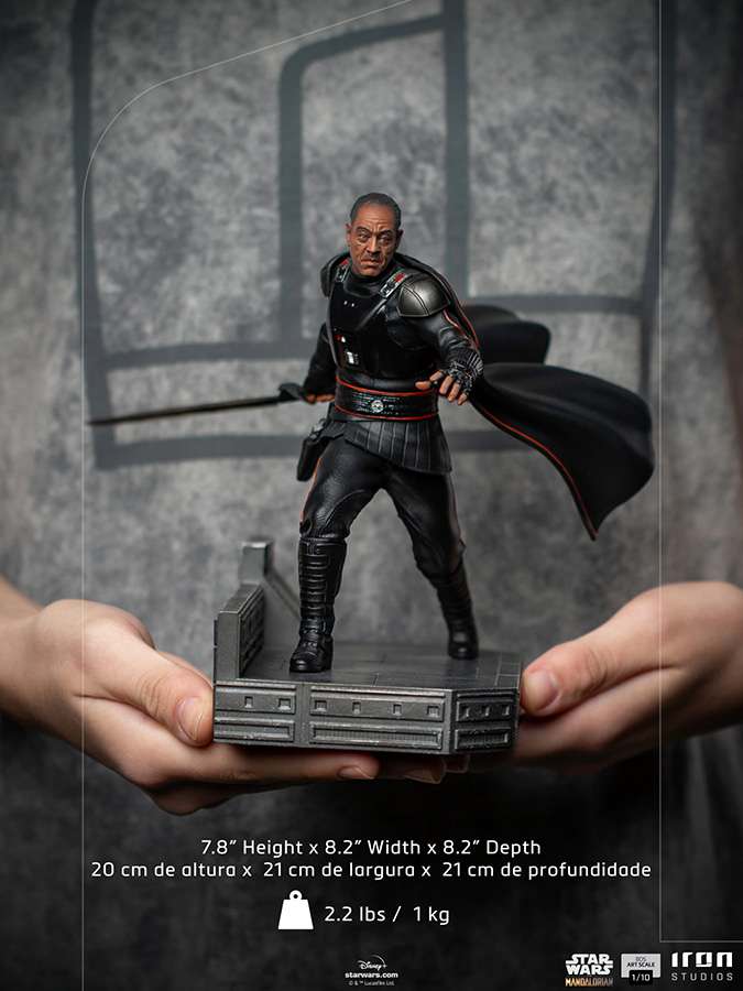 IRON STUDIOS MANDALORIAN MOFF GIDEON ART ST 1/10 STATUA 20 cm