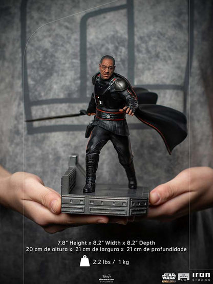 IRON STUDIOS MANDALORIAN MOFF GIDEON ART ST 1/10 STATUA 20 cm