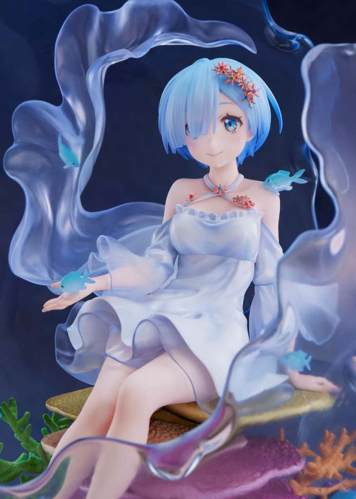 FURYU RE ZERO REM AQUA ORB 1/7 STATUA 25 cm