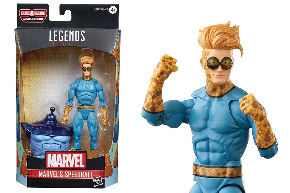 HASBRO - MARVEL LEGENDS CONTROLLER SPEEDBALL AF ACTION FIGURE