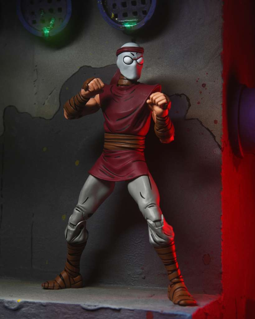 TARTARUGHE NINJA (MIRAGE COMICS) ACTION FIGURA FOOT NINJA CLASSIC COLORS 18 CM NECA