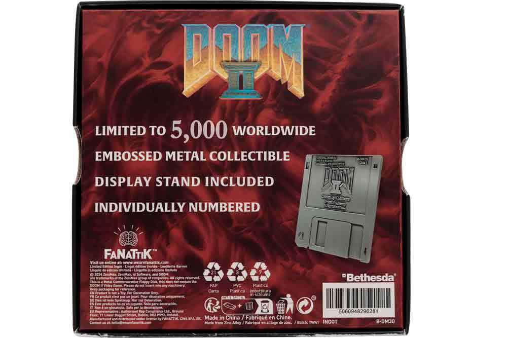 DOOM 2 FLOPPY DISK REPLICA