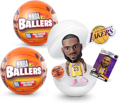 NBA BALLERS STATUA 5-SURPRISE S1 DISPLAY 12 PZ 10 CM ZURU