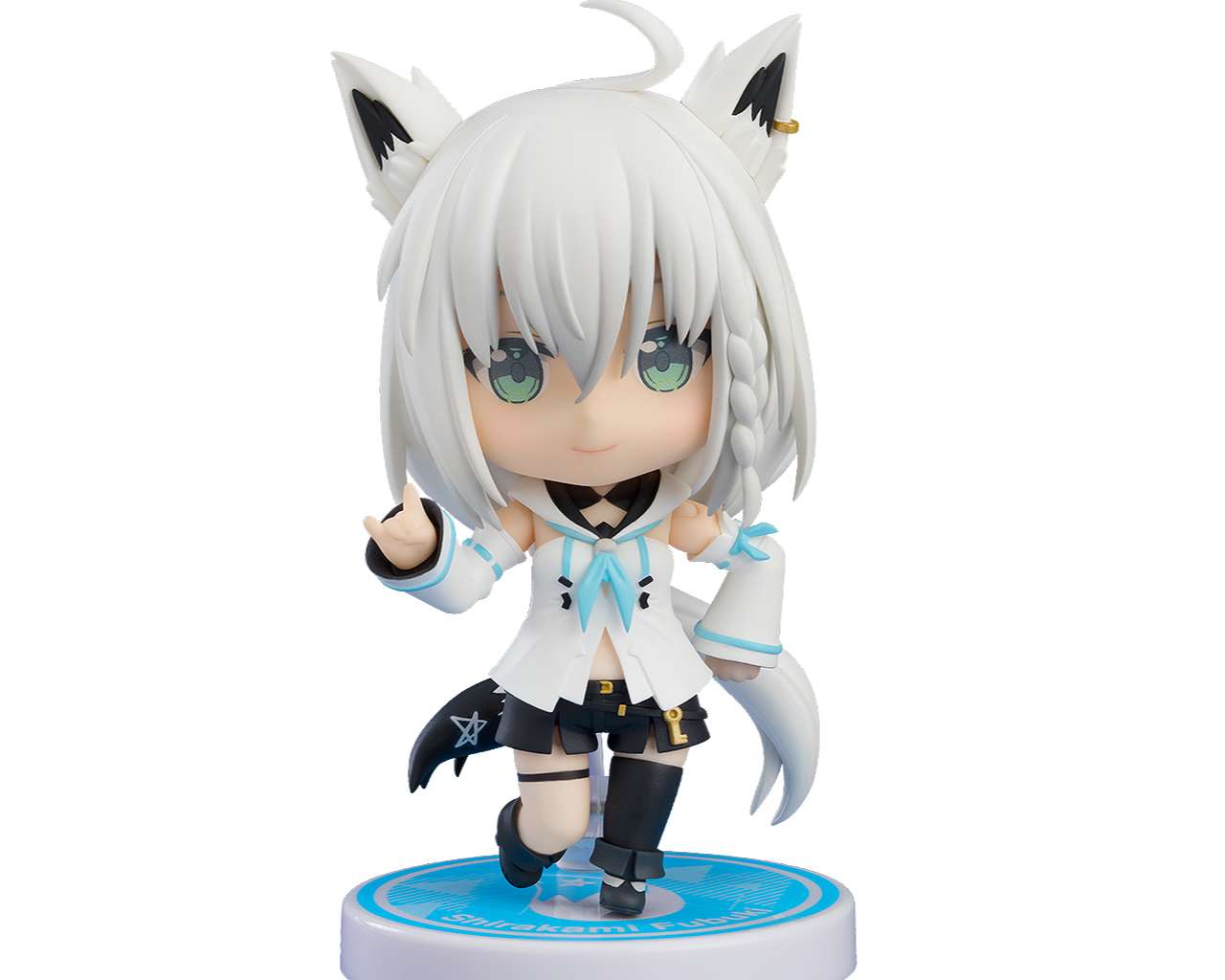 GOOD SMILE COMPANY - HOLOLIVE NENDOROID SHIRAKAMIFUBUKI RERUN MINI FIGURA 10 cm