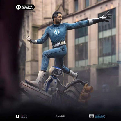 IRON STUDIOS FANTASTIC FOUR FIRST STEPS MR. FANTASTIC H.E.R.B.I.E 1/10 STATUA 26 cm