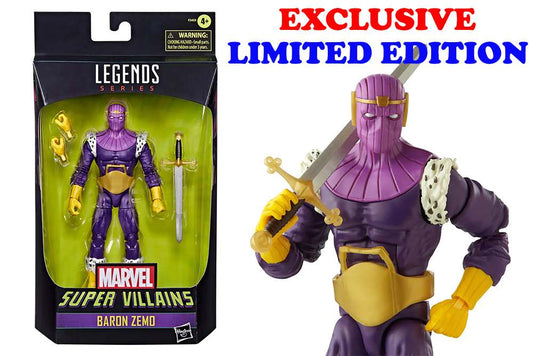 MARVEL LEGENDS SUPER VILLAINS ACTION FIGURA 2022 BARON ZEMO 15 CM HASBRO