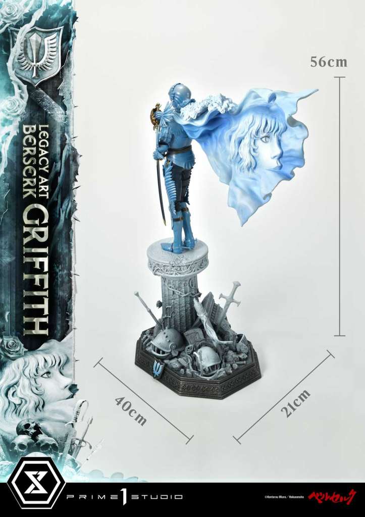 PRIME 1 - BERSERK GRIFFITH LEGACY ART BONUS VER. STATUA H: 56cm W: 40cm D: 21cm