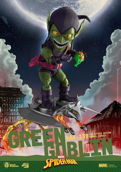 BEAST KINGDOM GREEN GOBLIN - MARVEL EGG ATTACK COMICS ACTION FIGURE 16 cm