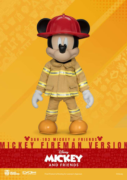 BEAST KINGDOM MICKEY FRIEND FIREMAN VERSION STATUA 16 cm