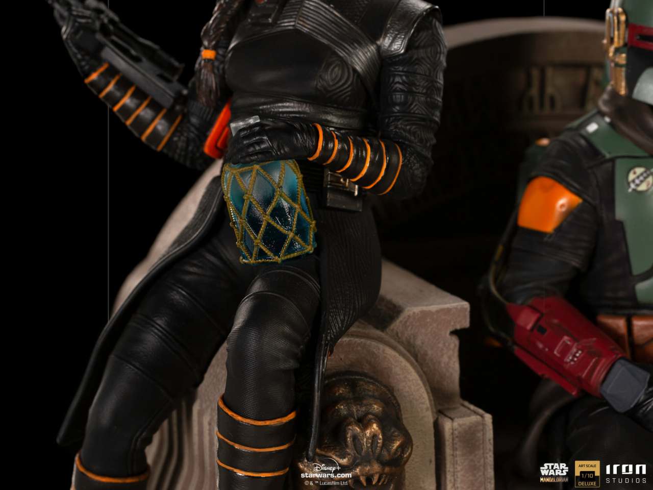 IRON STUDIOS MANDALORIAN BOBAFETT FENNEC DLX 1/10 STATUA 23 cm