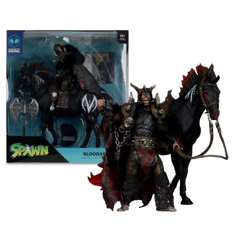 SPAWN BLOOD AXE W/HORSE 2-PK AF
