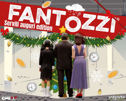 INFINITE STATUE FANTOZZI FAMIGLIA FANTOZZI RAG UGO SERVILI AUGURI EDITION CINEMINI PVC MINI FIGURA 10 cm