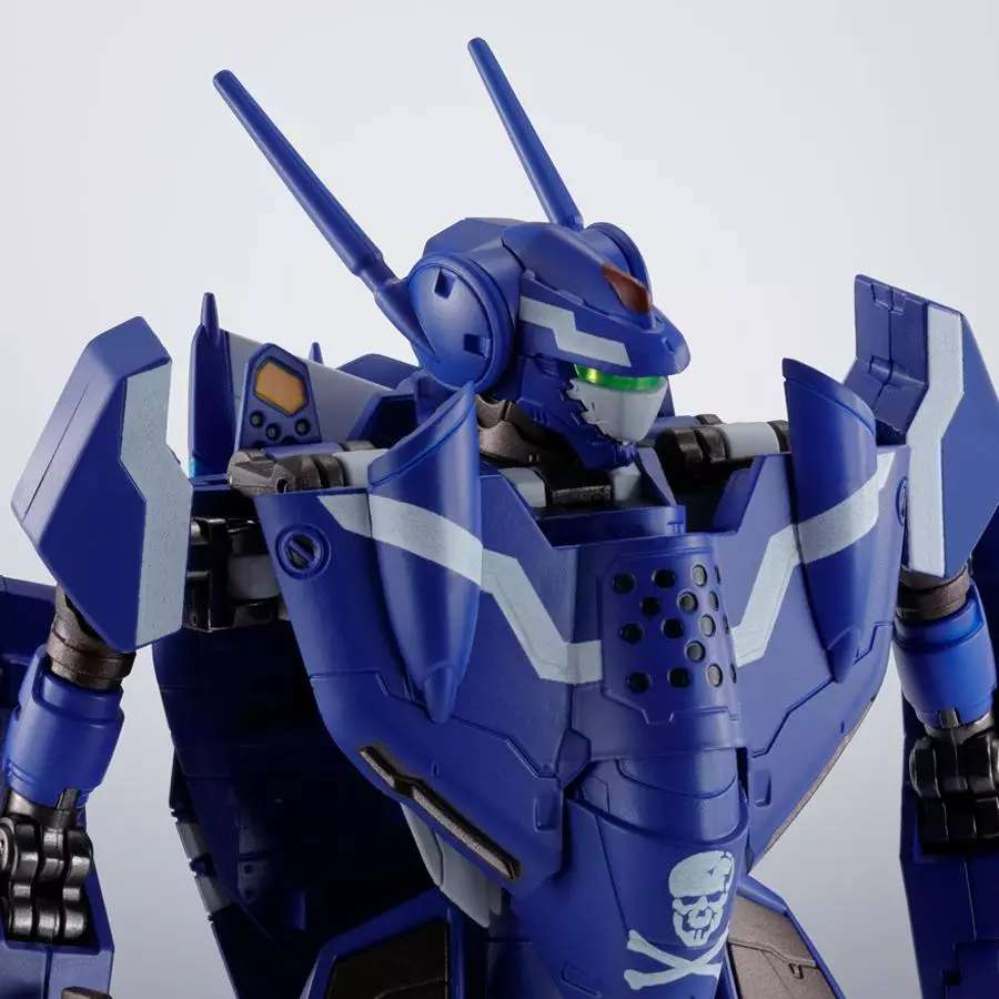 BANDAI HI-METAL R MACROSS VF-0S PHOENIX GENIUS BLUE VER. ACTION FIGURE 14 cm