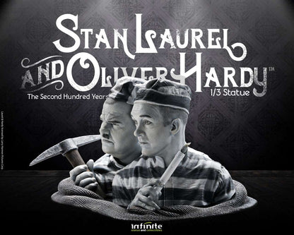 INFINITE STATUE STAN LAUREL & OLIVER HARDY 1/3 STATUA 29 cm