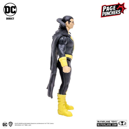 DC PAGE PUNCH BLACK ADAM+COMIC 3INCH AF