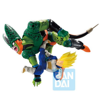 BANPRESTO VEGETA & CELL DRAGON BALL ICHIBANSHO DRAGON HISTORY II STATUA 17 CM