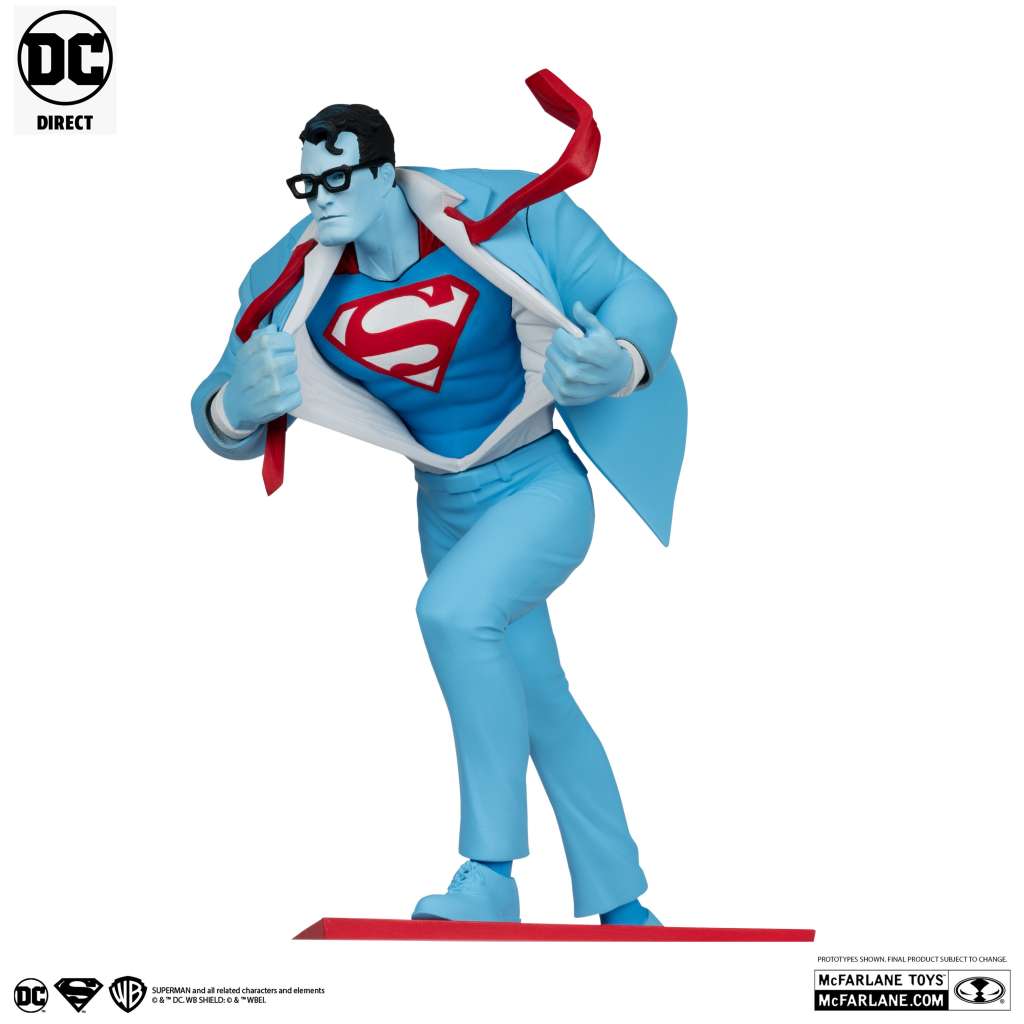 DC DI SUPERMAN RED BLUE CLAYTON RESIN ST