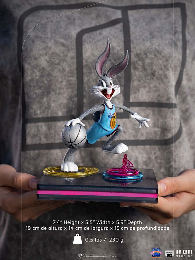 IRON STUDIOS SPACE JAM BUGS BUNNY ART 1/10 STATUA 18 cm