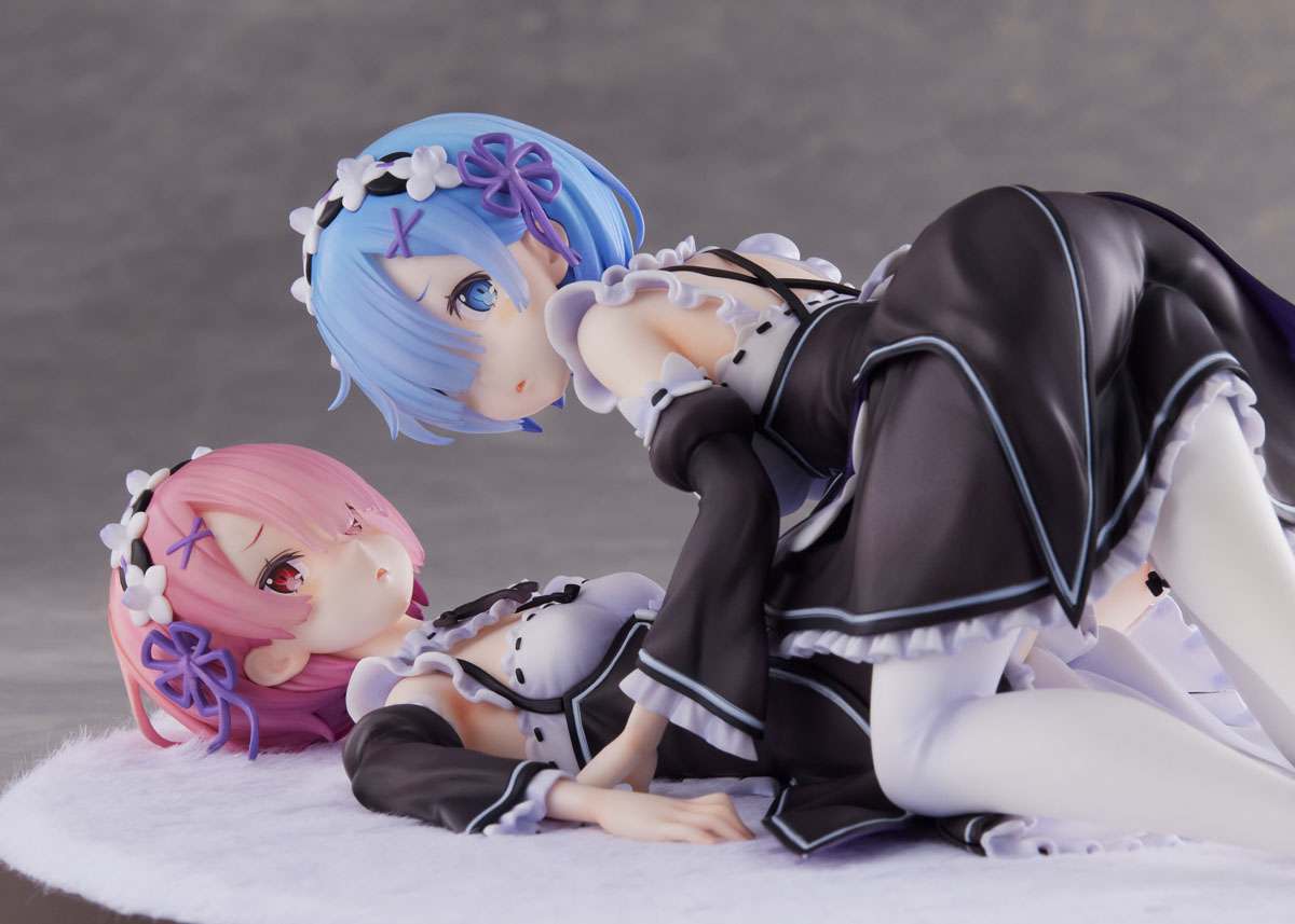 FURYU REZERO START LIFE WO RAM & REM ST 1/7 STATUA 9 cm