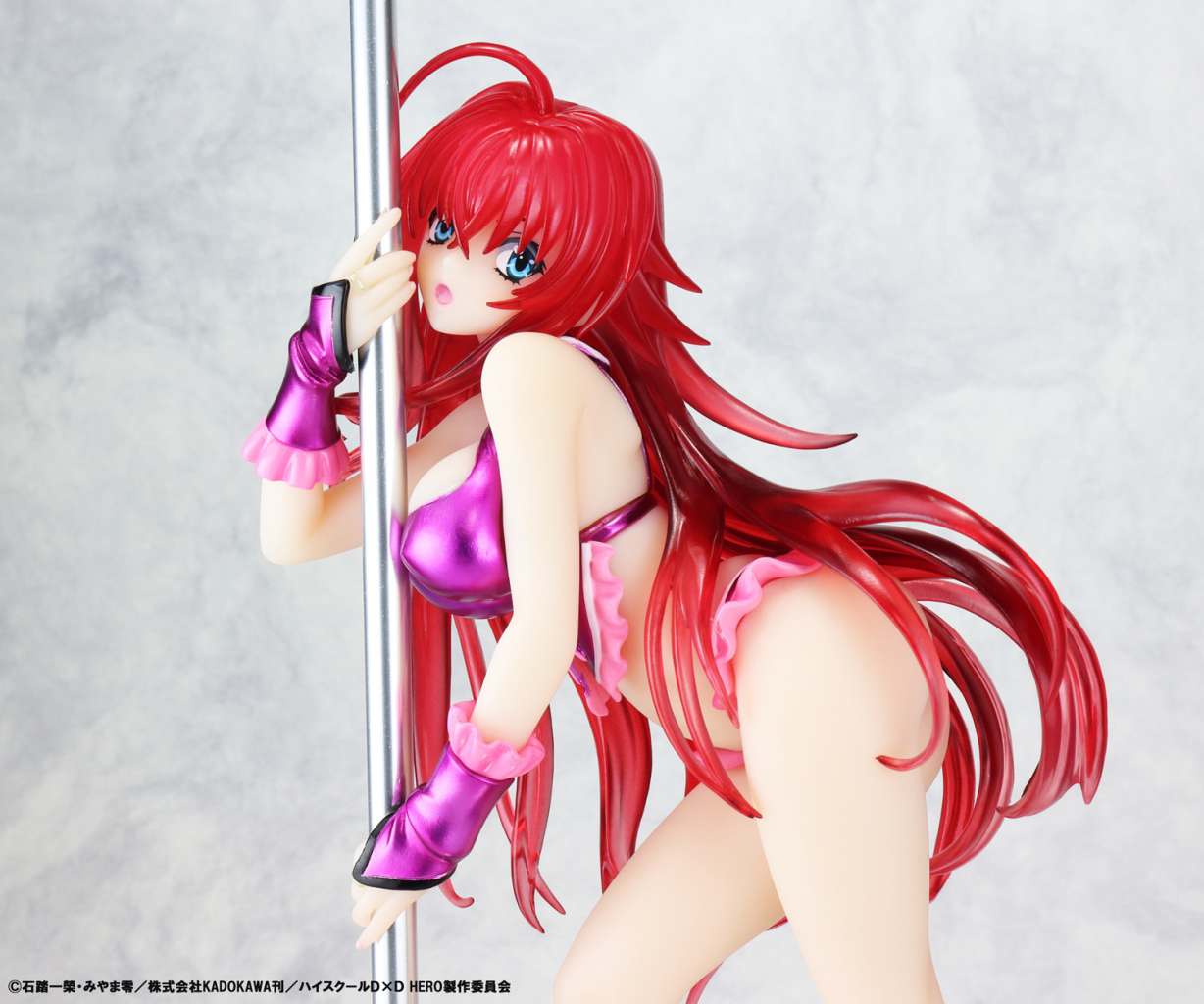 KAITENDO HIGH SCHOOL DXD RIAS POLE DANCE PURPLE S STATUA 20 cm