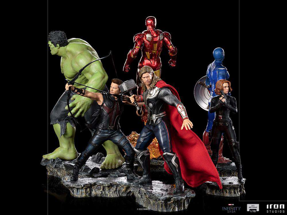 IRON STUDIOS INFINITY SAGA THOR NY BATTLE 1/10 STATUA 22 cm