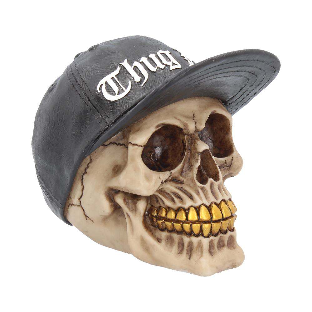THUG LIFE SKULL ORNAMENT 16CM