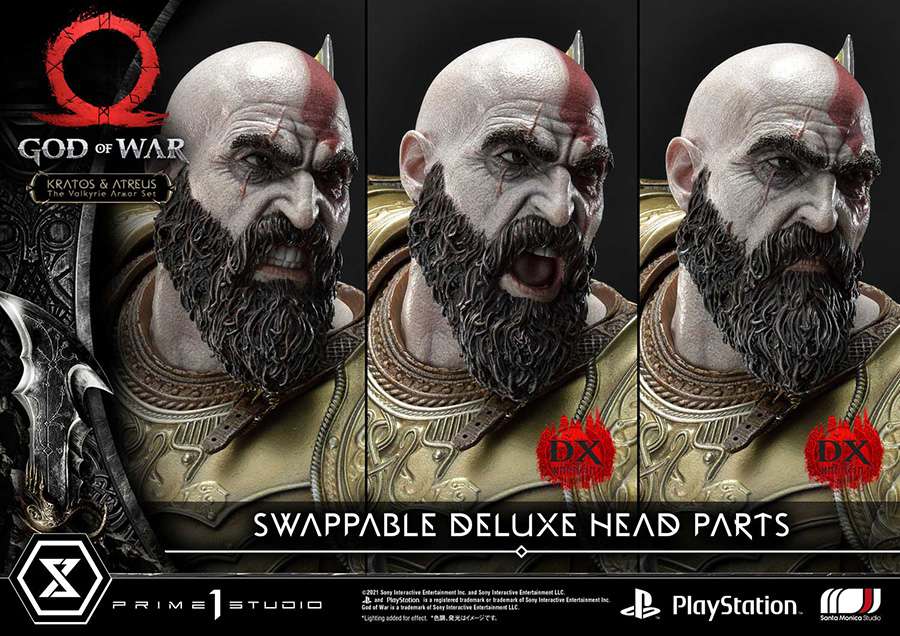 GOD OF WAR KRATOS & ATREUS VALKYRIE DLX