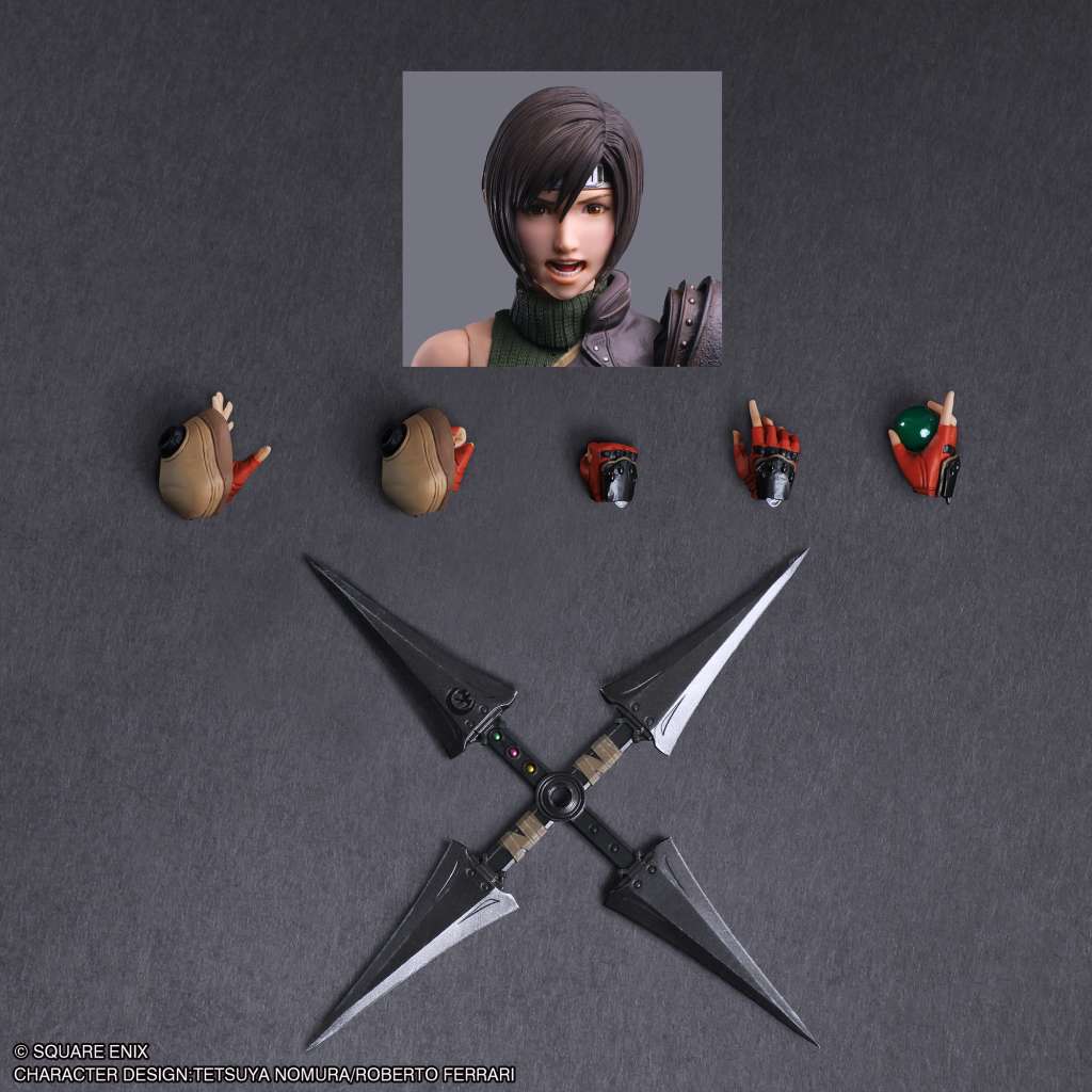 SQUARE ENIX FF 7 REBIRTH YUFFIE KISARAGI PAK AF ACTION FIGURE 24 cm