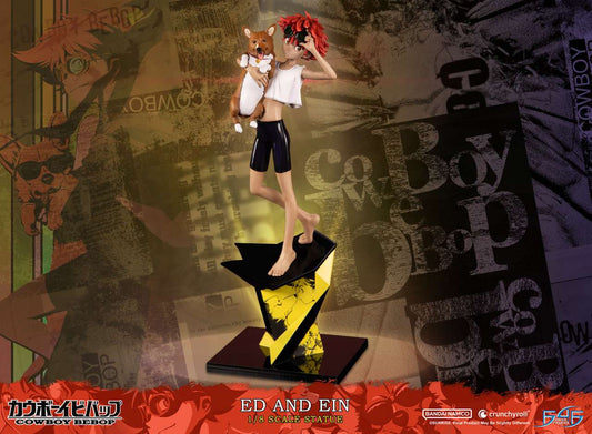 COWBOY BEBOP ED AND EIN 1/8 RESIN STATUE