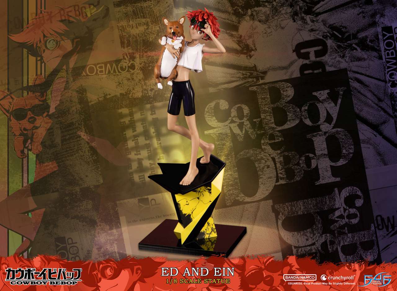 COWBOY BEBOP ED AND EIN 1/8 RESIN STATUE