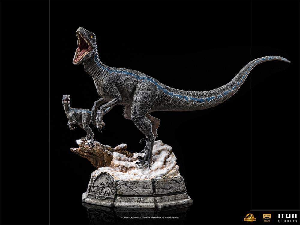 IRON STUDIOS JW DOMINATION BLUE + BETA DLX STAT 1/10 STATUA 20 cm