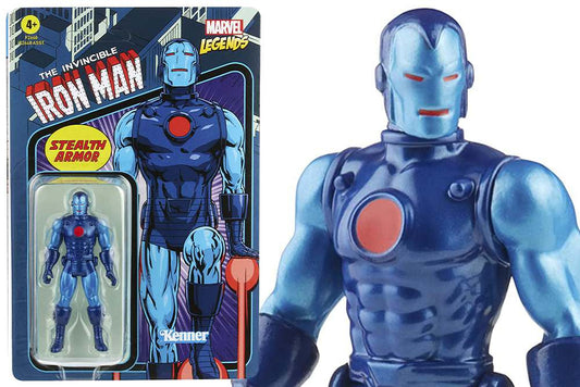 MARVEL LEGENDS IRON MAN STEALTH ARMOR FIGURA 9CM HASBRO