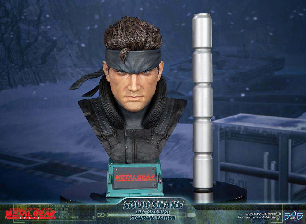 FIRST4FIGURES MG S SOLID SNAKE LIFE SIZE BUST BUSTO 56 cm
