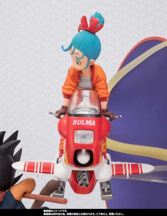 DRAGON BALL FIGUARTS ZERO PVC STATUA SON GOKU & BULMA 18 CM BANDAI TAMASHII NATIONS