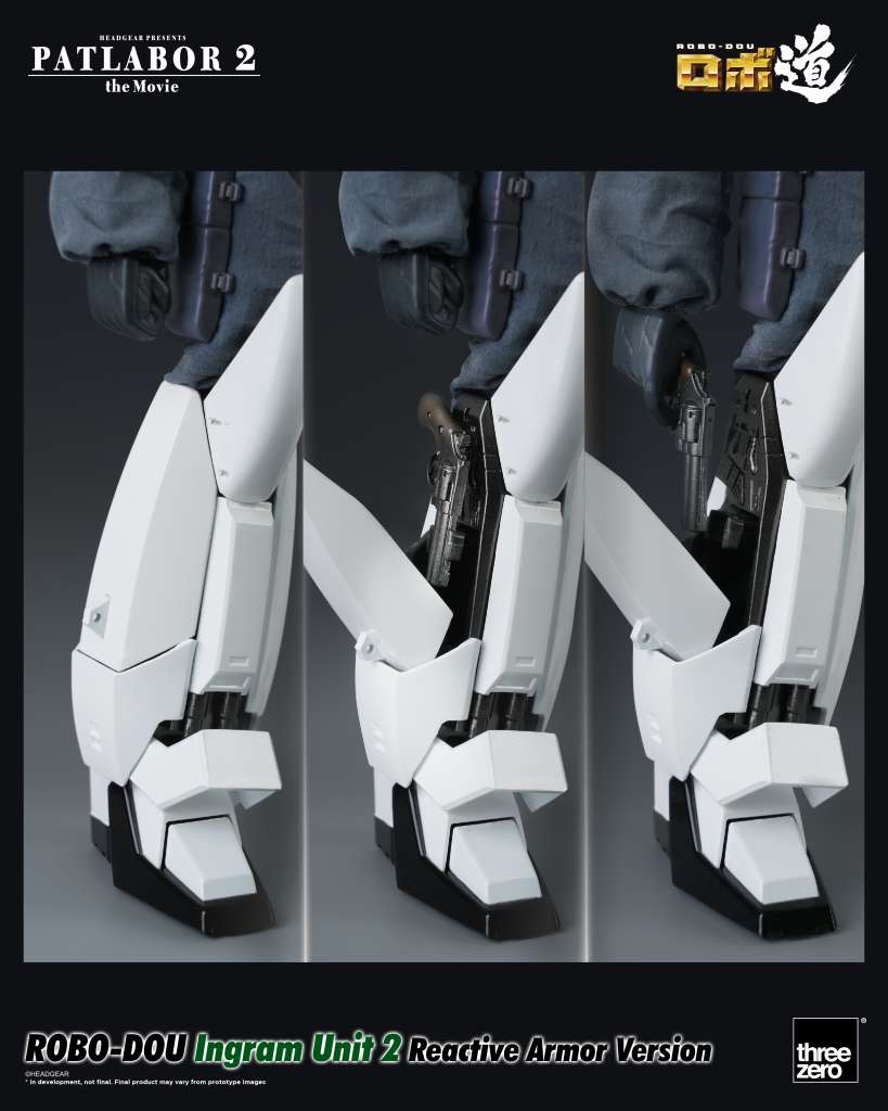 PATLABOR 2: THE MOVIE ROBO-DOU ACTION FIGURA INGRAM UNIT 2 REACTIVE ARMOR VERSION 23 CM THREEZERO