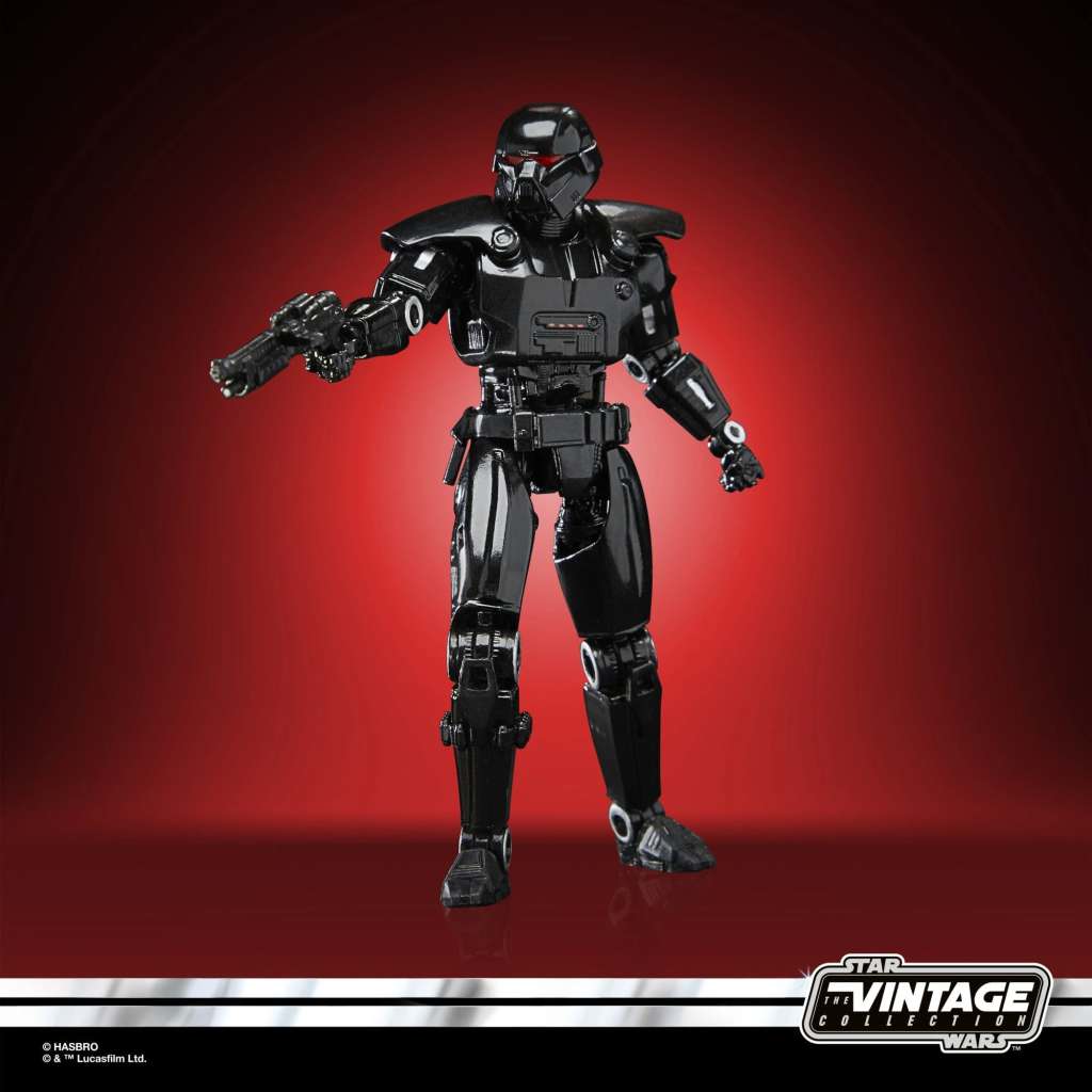 STAR WARS: THE MANDALORIAN VINTAGE COLLECTION ACTION FIGURA 2022 DARK TROOPER 10 CM HASBRO