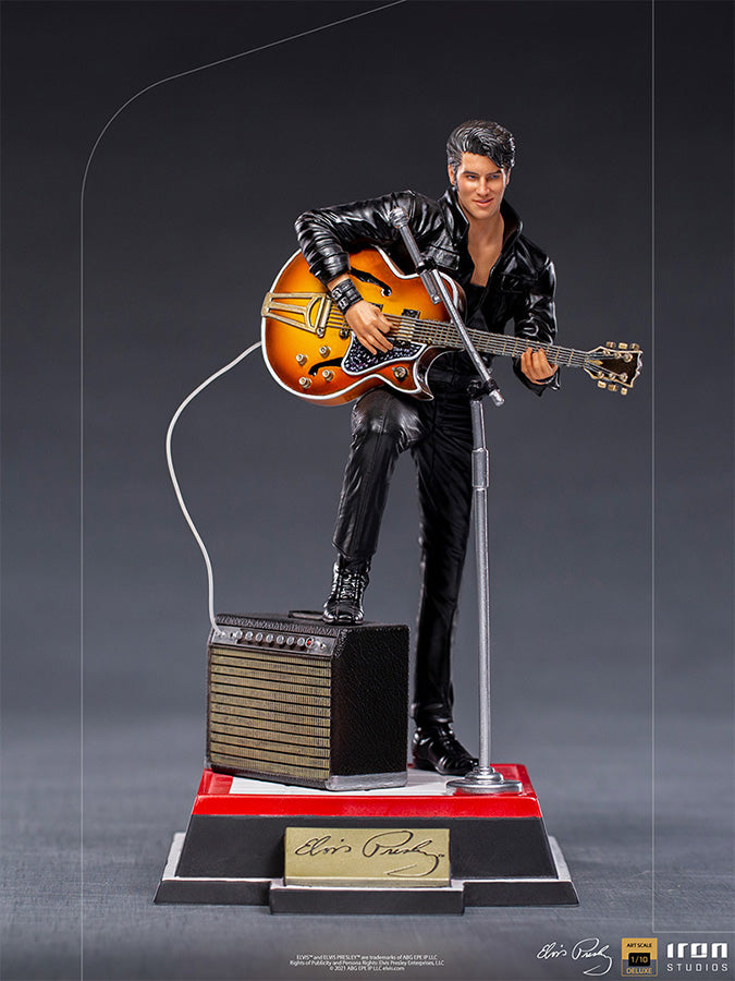 ELVIS PRESLEY COMEBACK DLX 1/10 ART ST STATUA IRON STUDIOS