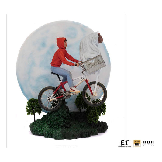 E.t. The Extra-terrestrial Deluxe Art Scale Statua 1/10 E.t. & Elliot 27 Cm Iron Studios