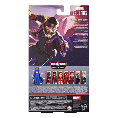 HASBRO - MARVEL LEGENDS TCHALLA STAR LORD AF ACTION FIGURE
