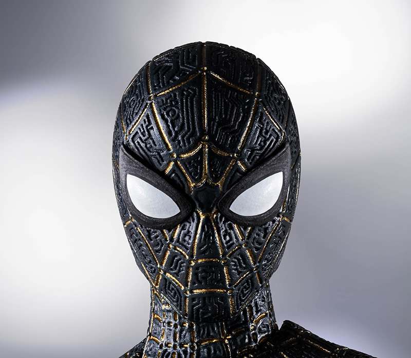 BANDAI SHF SPIDER-MAN NO WAY HOME BLACK/GOLD ACTION FIGURE 15 cm