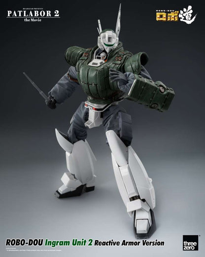 PATLABOR 2: THE MOVIE ROBO-DOU ACTION FIGURA INGRAM UNIT 2 REACTIVE ARMOR VERSION 23 CM THREEZERO