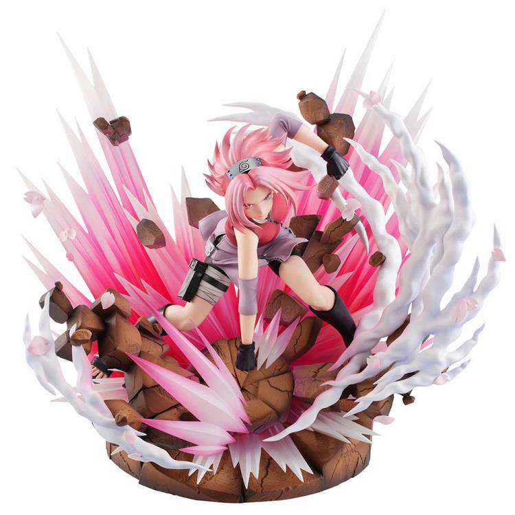 NARUTO GALS PVC STATUA DX HARUNO SAKURA VERSION 3 27 CM MEGAHOUSE