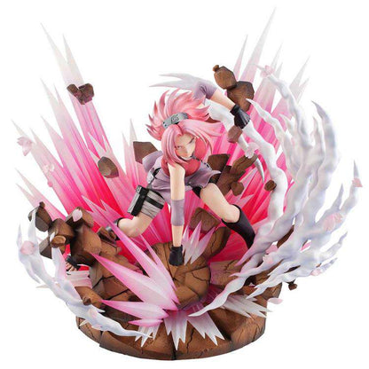 NARUTO GALS PVC STATUA DX HARUNO SAKURA VERSION 3 27 CM MEGAHOUSE