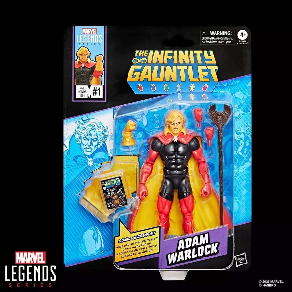 HASBRO - MARVEL LEGENDS MINI COMICS ADAM WARLOCK ACTION FIGURE