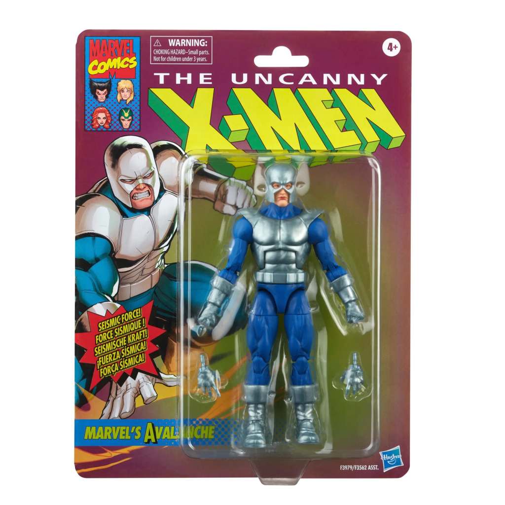 THE UNCANNY X-MEN MARVEL LEGENDS ACTION FIGURA MARVEL'S AVALANCHE 15 CM HASBRO
