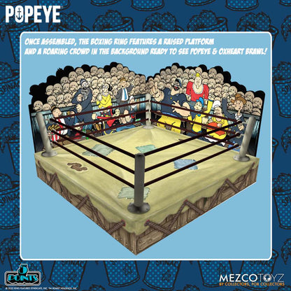 MEZCO TOYS 5 POINTS POPEYE & OXHEART BOX SET ACTION FIGURE 8 cm