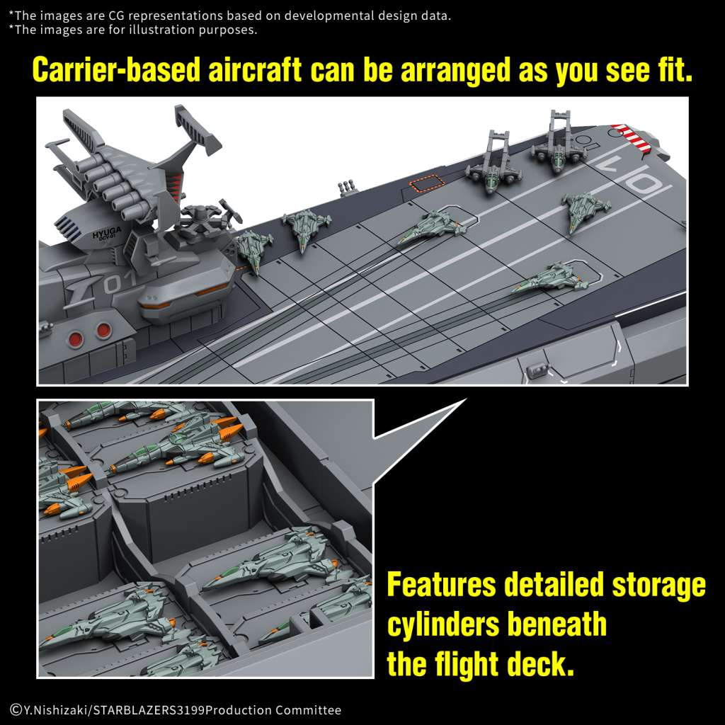 YAMATO 3199 HYUGA CLAS BAT DCV01 1/1000