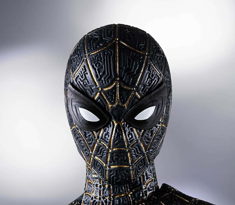 BANDAI SHF SPIDER-MAN NO WAY HOME BLACK/GOLD ACTION FIGURE 15 cm