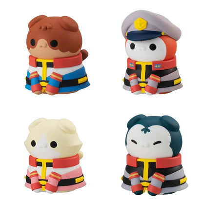 NARUTO SHIPPUDEN MEGA CAT PROJECT TRADING FIGURES NYANDAM WE ARE THE EARTH FEDERATION FORCE SPECIAL SET 3 CM MEGAHOUSE