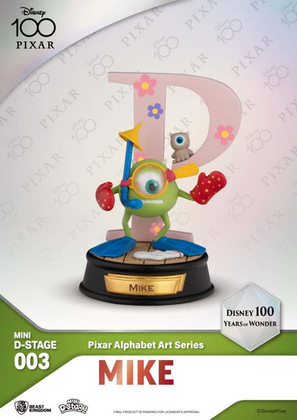 MINI DS DISNEY 100 YERAS PIXAR ALPHABET MINI FIGURA BEAST KINGDOM